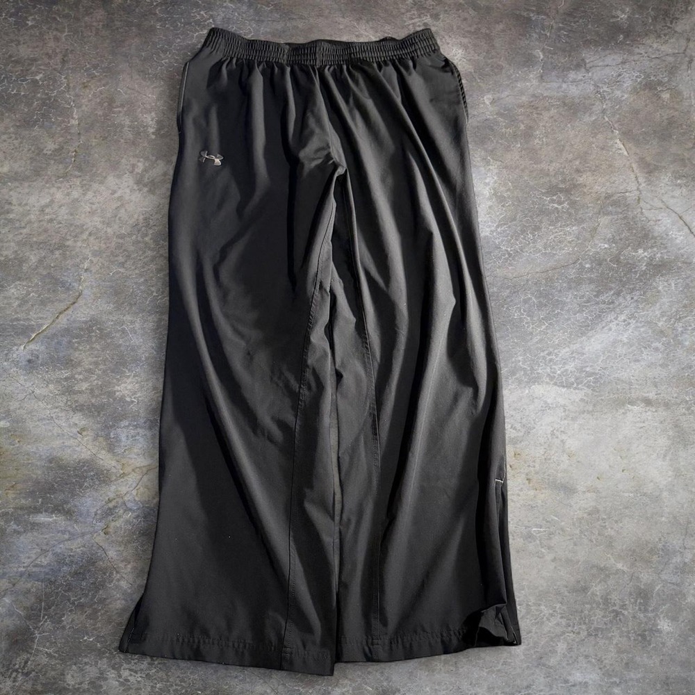 Under Armour Black Athletic Track Pants Training Workout Straight Leg XL